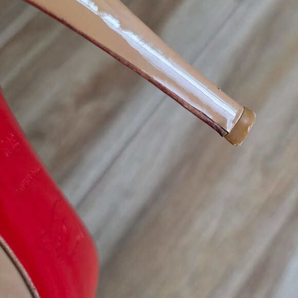 Christian Louboutin Fifille Simple Nude Patent Leather Pumps Eur. 36.5 - Picture 12 of 13
